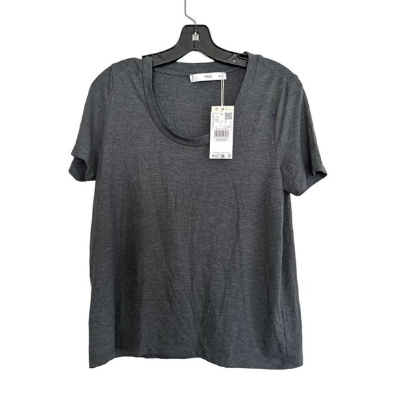 NEW!  MNG Crewneck Gray T-Shirt Size Small - Picture 1 of 6
